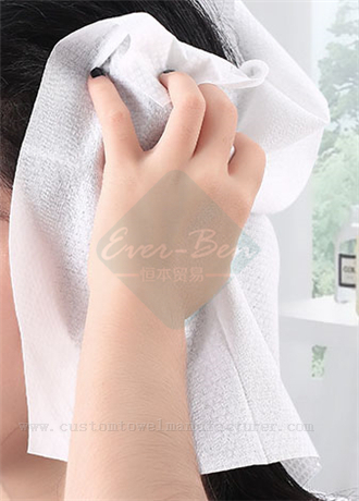 China Customized Bulk Wholesale disposable towels for hair salons